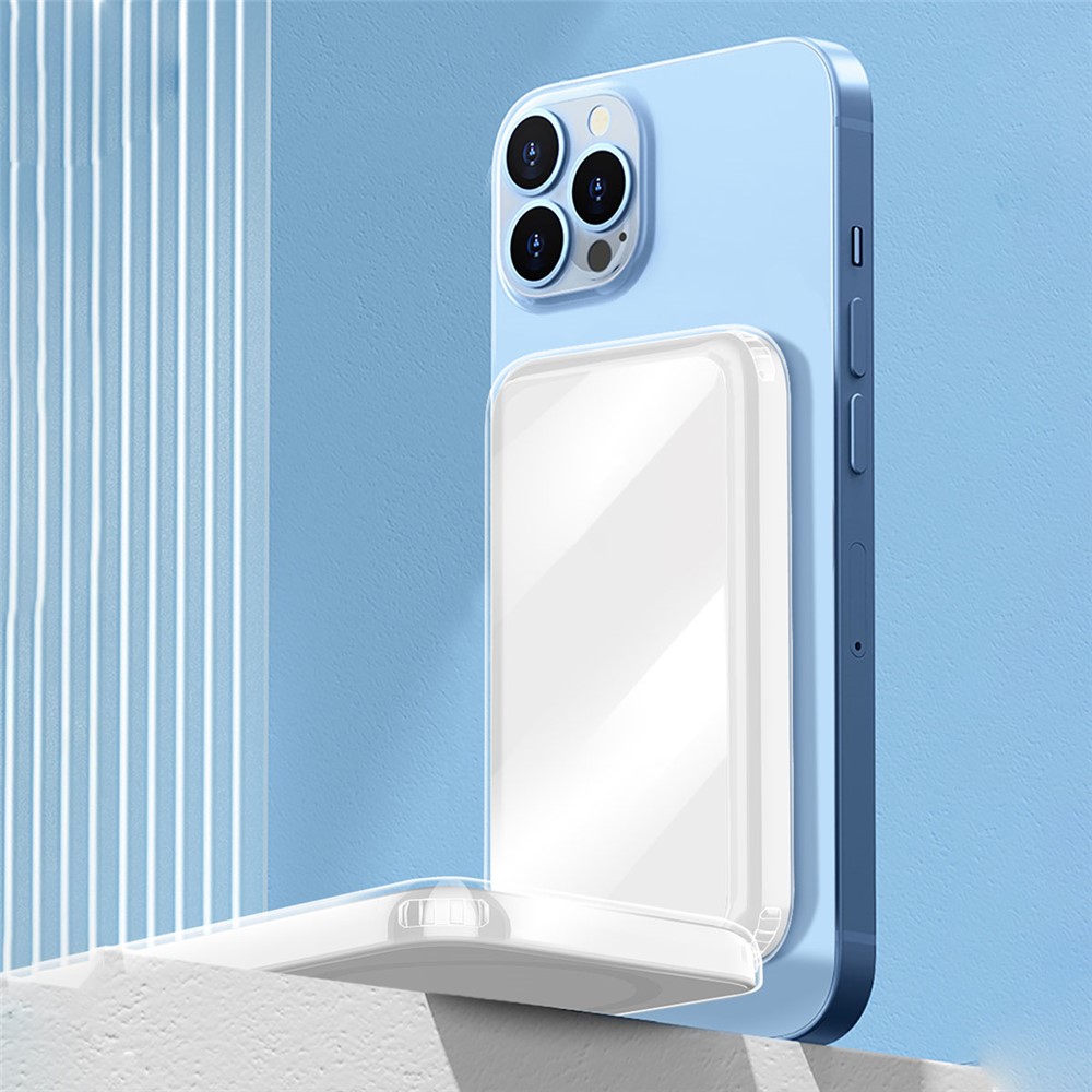 Clear Soft TPU Protective Cover Case for Apple MagSafe External Battery Magnetic Charger - Transparent-8
