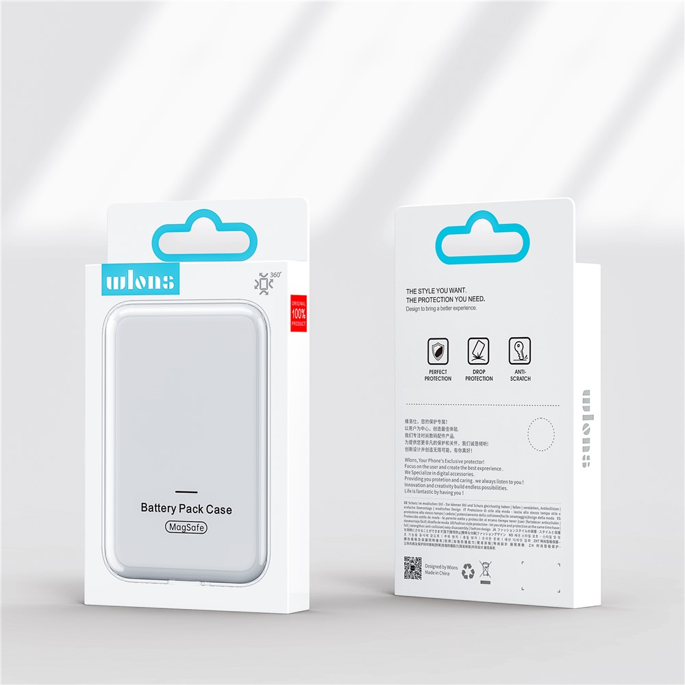 Clear Soft TPU Protective Cover Case for Apple MagSafe External Battery Magnetic Charger - Transparent-9