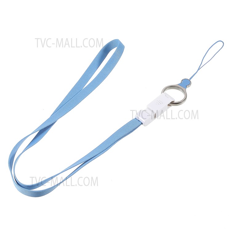 7Pcs/Pack Mobile Phone Case Lanyard ID Card Badge Neck Strap with Detachable Ring Holder-13
