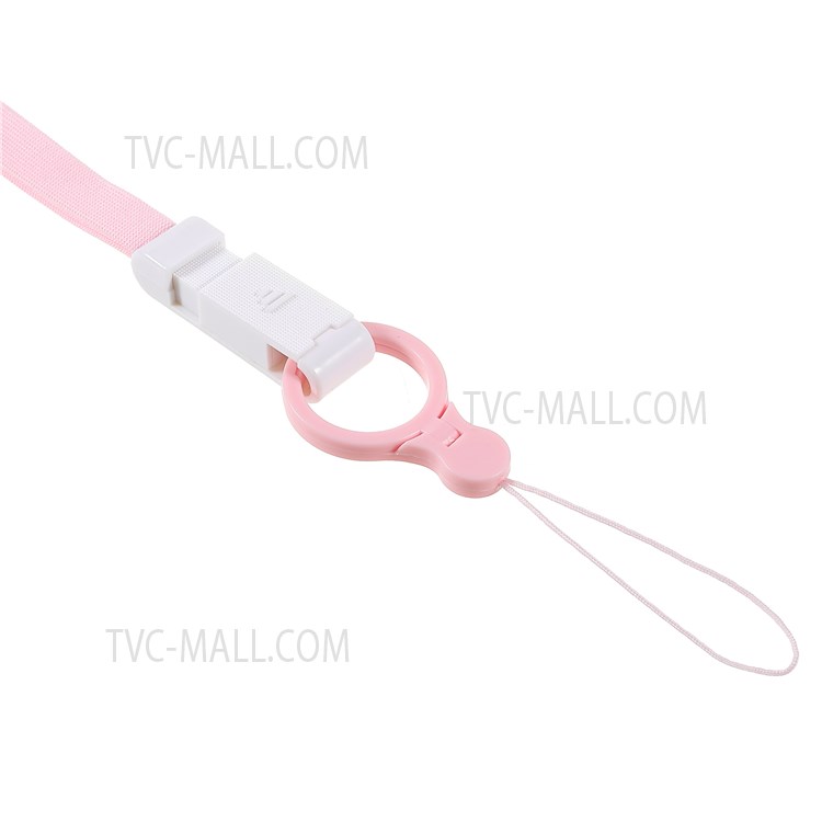 7Pcs/Pack Mobile Phone Case Lanyard ID Card Badge Neck Strap with Detachable Ring Holder-20