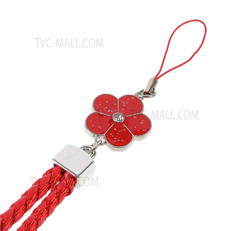 7Pcs/Pack Braided Phone Case Wrist Strap Camera Keys Toys Hanging Rope Hand Lanyard-9