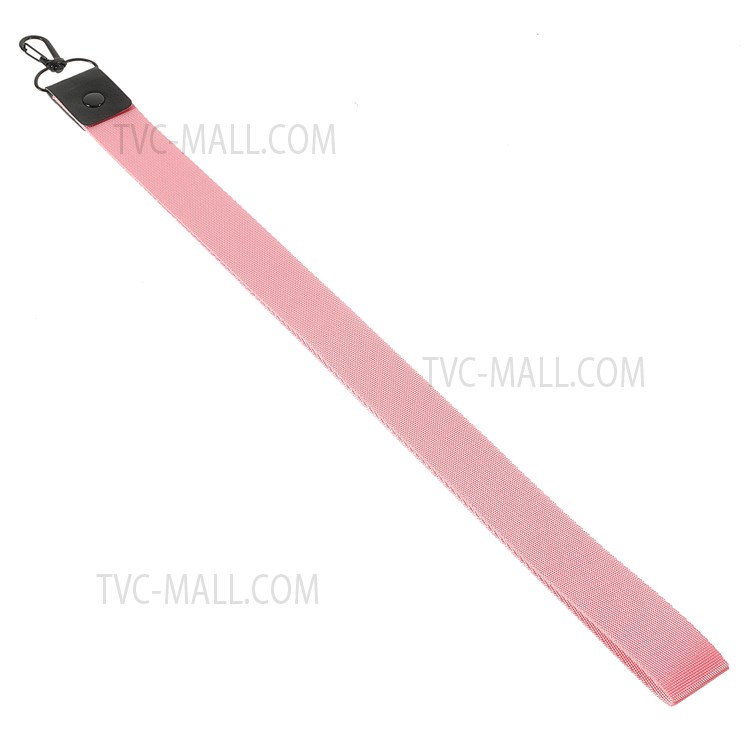 5Pcs/Pack 2.5cm Width Solid Color ID Badge Lanyard Staff Work Card Hanging Rope Phone Case Strap-12