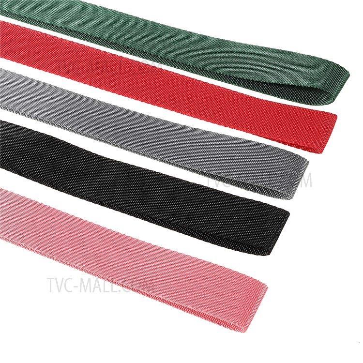 5Pcs/Pack 2.5cm Width Solid Color ID Badge Lanyard Staff Work Card Hanging Rope Phone Case Strap-3