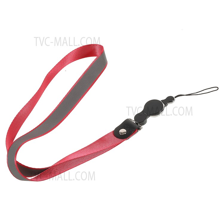 9Pcs/Pack Color Contrast Detachable Finger Ring Phone Case Lanyard ID Card Badge Hanging Strap Rope-13