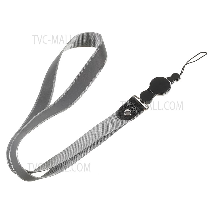 9Pcs/Pack Color Contrast Detachable Finger Ring Phone Case Lanyard ID Card Badge Hanging Strap Rope-15