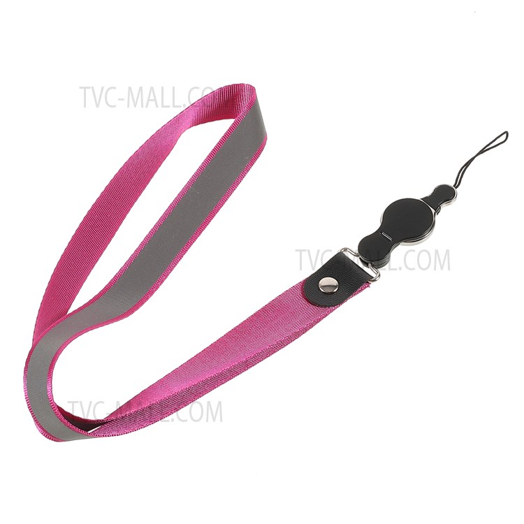 9Pcs/Pack Color Contrast Detachable Finger Ring Phone Case Lanyard ID Card Badge Hanging Strap Rope-17