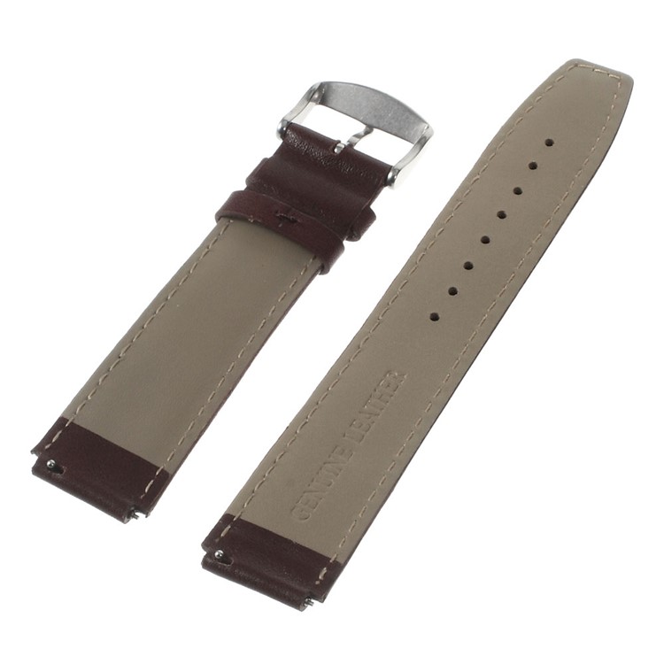 Genuine Leather Smartwatch Band for Huawei Watch - Coffee-2