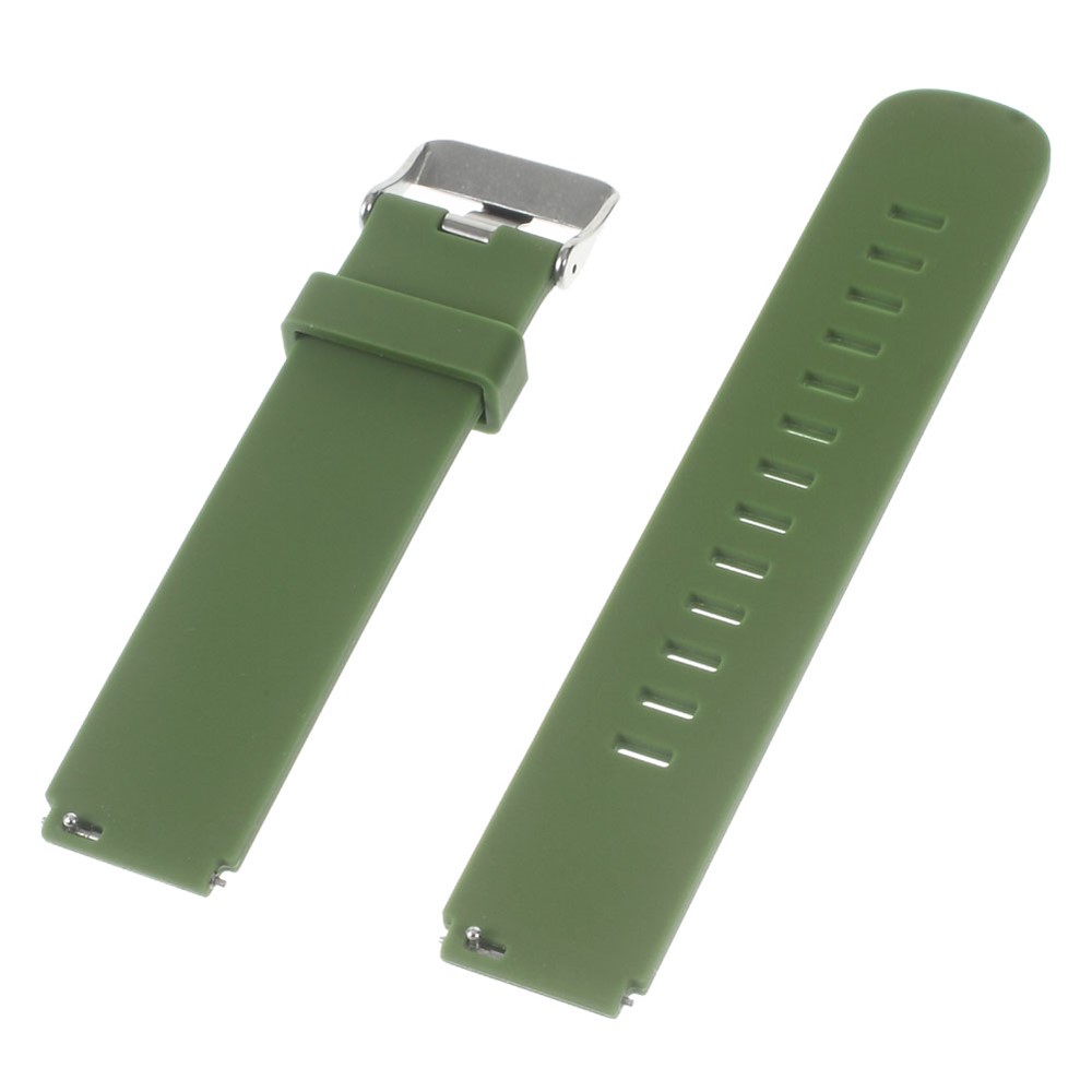 Silicone Watch Band Strap with Steel Buckle for Huawei Watch - Green-3