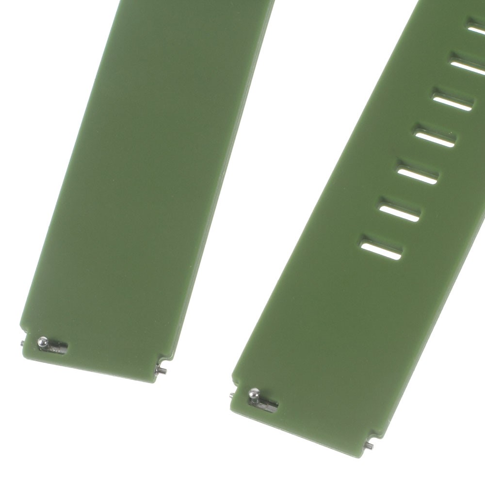 Silicone Watch Band Strap with Steel Buckle for Huawei Watch - Green-4