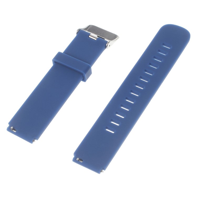 Silicone Watch Band Strap with Steel Buckle for Huawei Watch - Blue-2