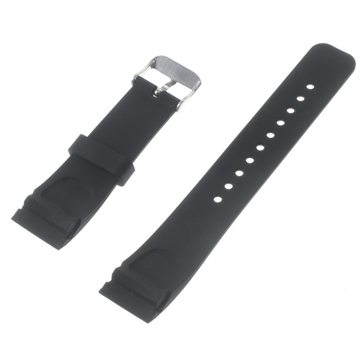 Silicone Watch Strap Steel Buckle for Samsung Galaxy Gear S2 Classic SM-732 - Black-3