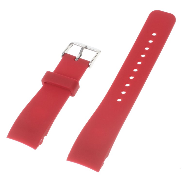 Silicone Watch Band Steel Buckle for Samsung Galaxy Gear S2 Classic SM-732 - Red-1
