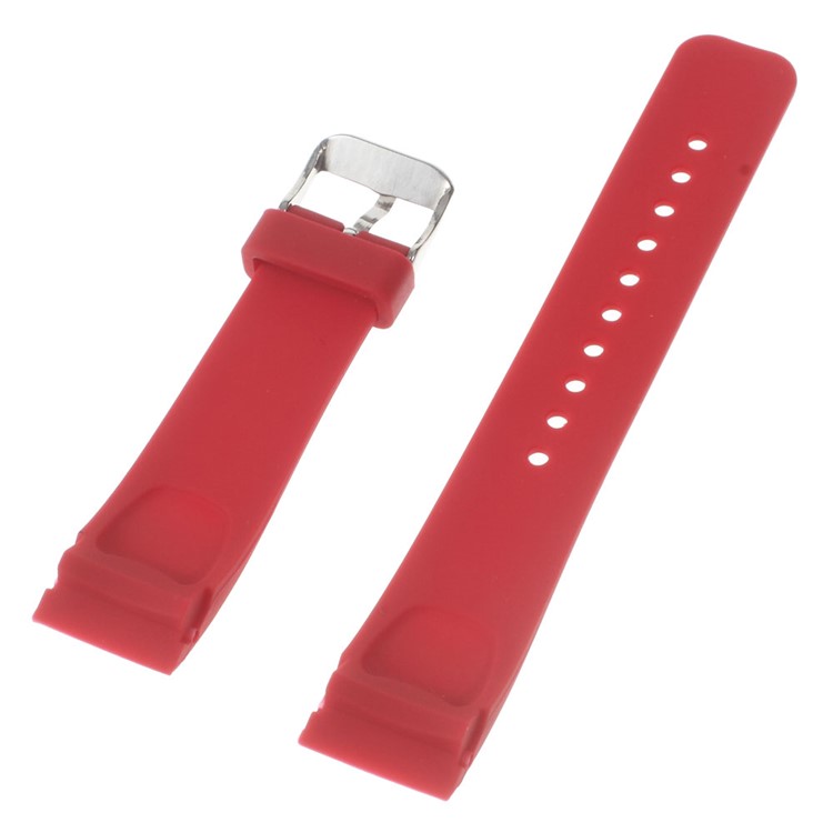 Silicone Watch Band Steel Buckle for Samsung Galaxy Gear S2 Classic SM-732 - Red-2