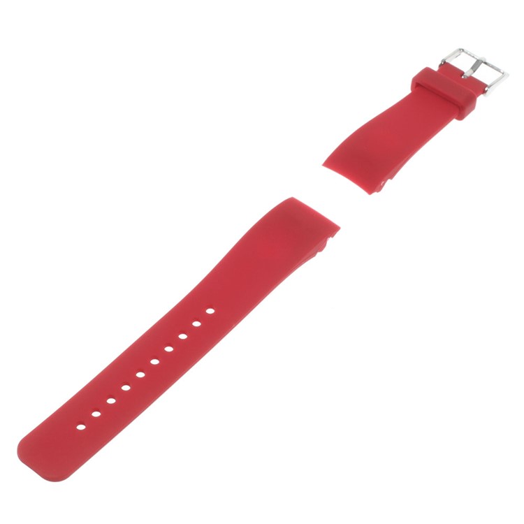 Silicone Watch Band Steel Buckle for Samsung Galaxy Gear S2 Classic SM-732 - Red-3