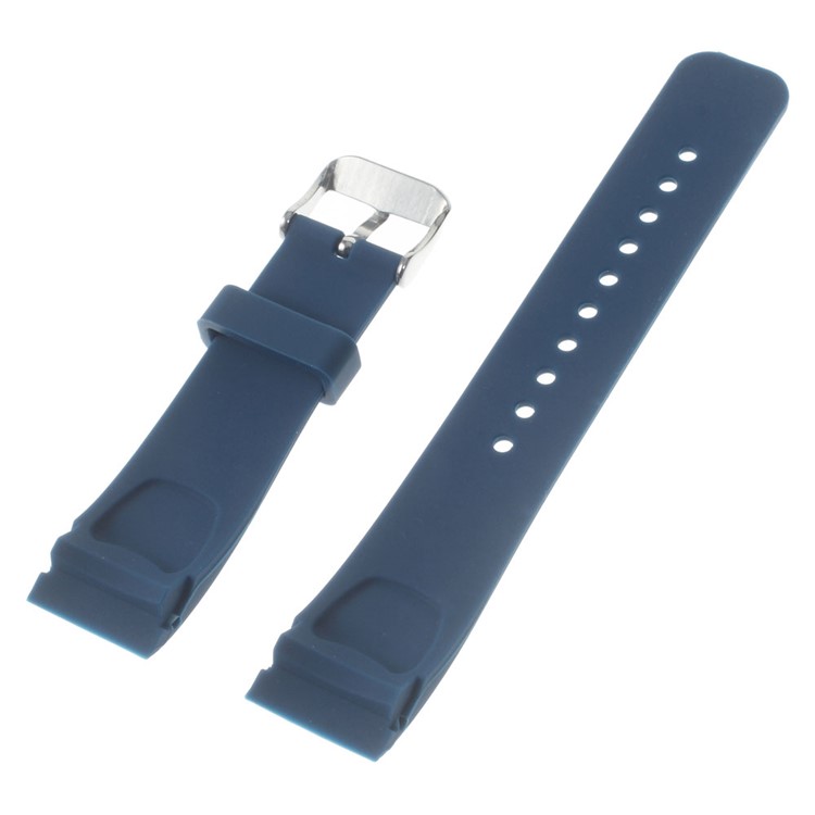 Silicone Watch Wrist Strap Steel Buckle for Samsung Galaxy Gear S2 Classic - Blue-3