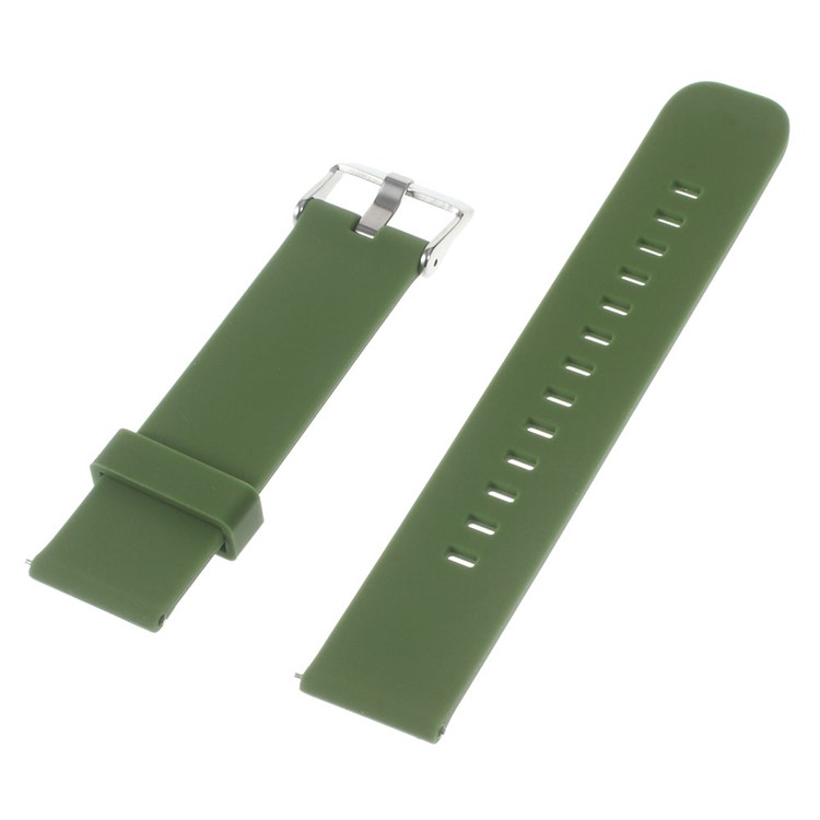 Soft Silicone Watchband for Samsung Galaxy Gear S2 Classic / Moto 360 2 42mm - Green-1