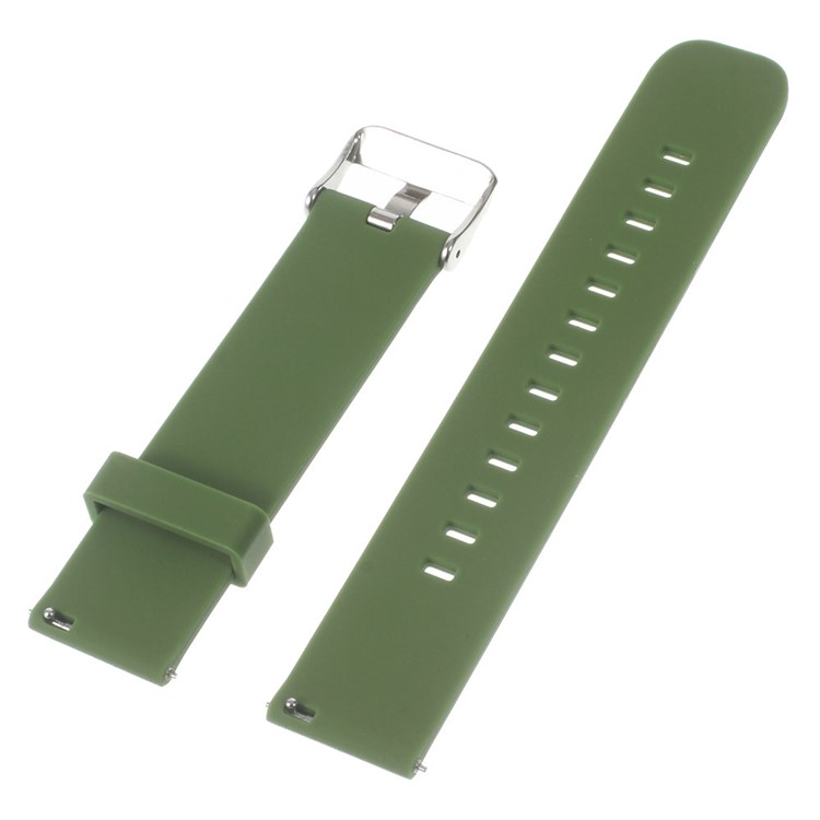 Soft Silicone Watchband for Samsung Galaxy Gear S2 Classic / Moto 360 2 42mm - Green-3