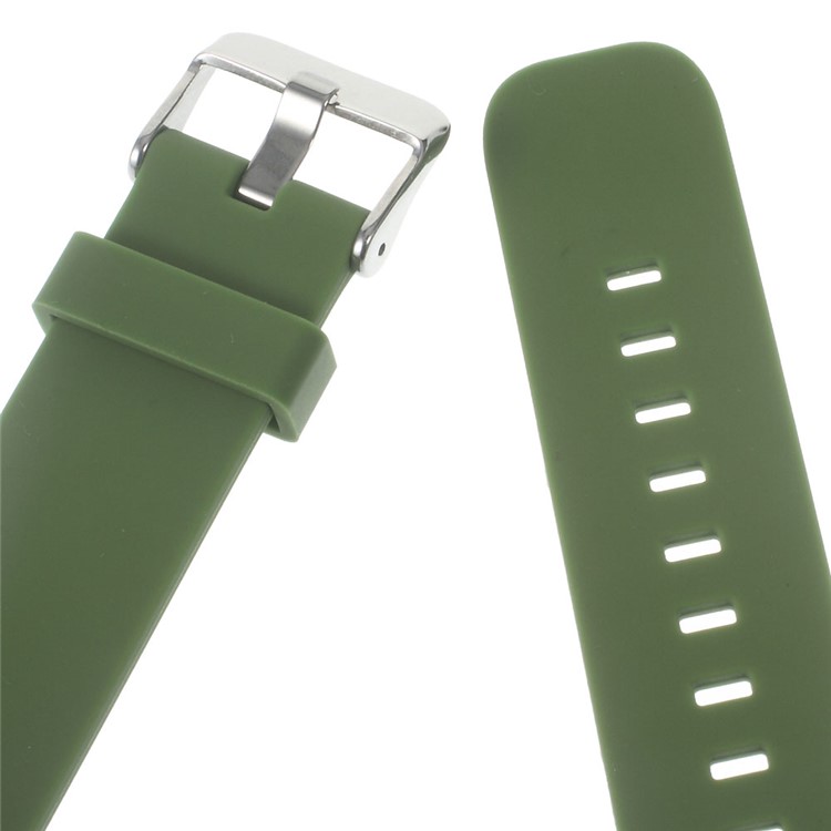 Soft Silicone Watchband for Samsung Galaxy Gear S2 Classic / Moto 360 2 42mm - Green-4