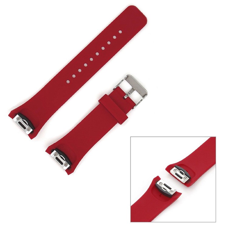 Silicone Watchband Wristband for Samsung Gear S2 SM-R720 - Red-5