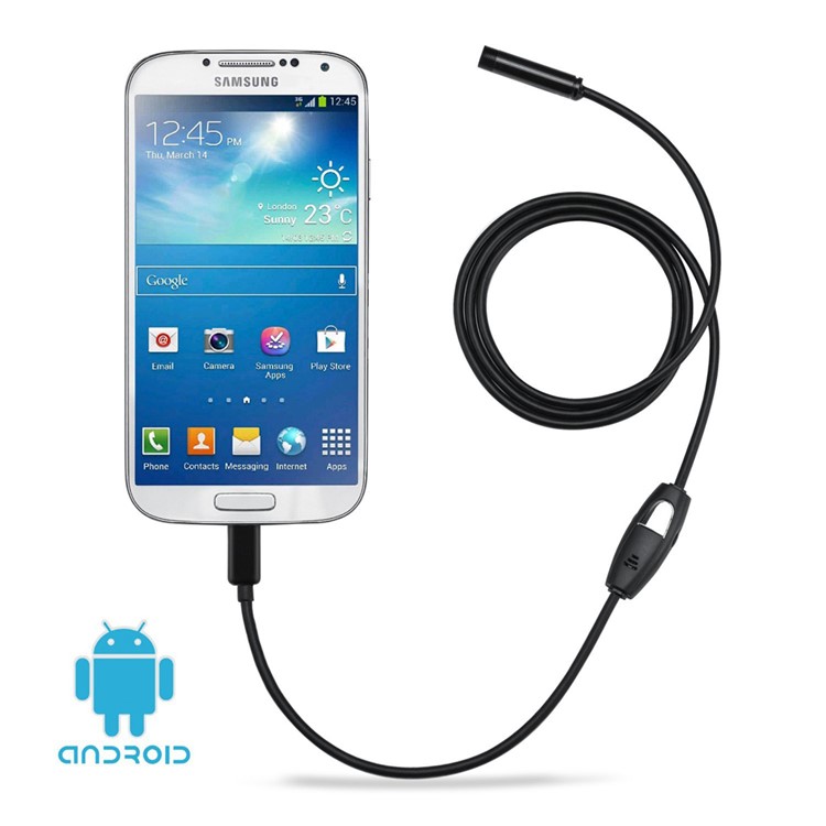 2m Waterproof Micro USB Industrial Endoscope for Laptops OTG Android Smartphones-1