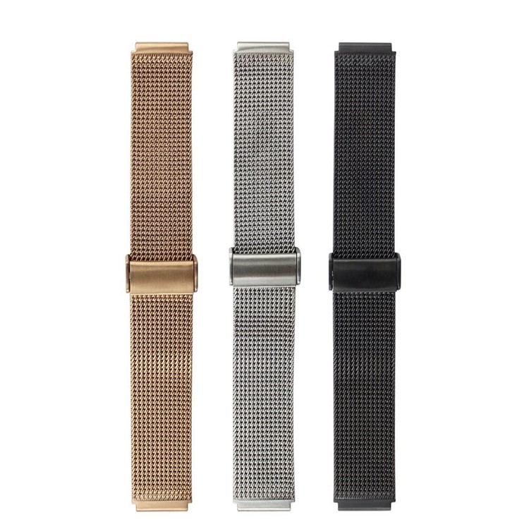 Stainless Steel Milanese Watch Band Strap for Huawei Watch - Black-5