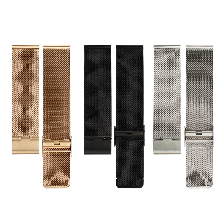Milanese Stainless Steel Watchband Wristband for Fitbit Blaze - Silver Color-6