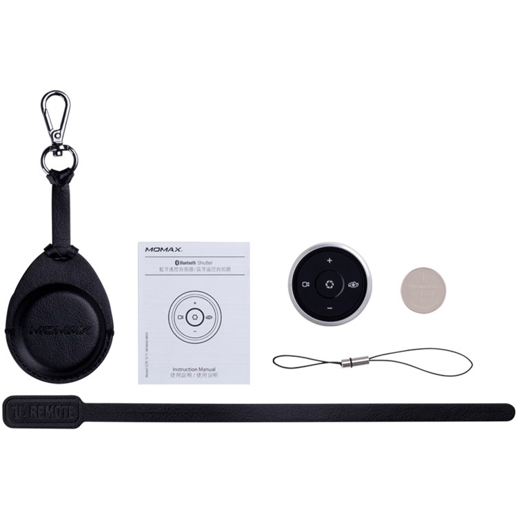 MOMAX U Remote Multi-function Bluetooth Remote Shutter - Black-9