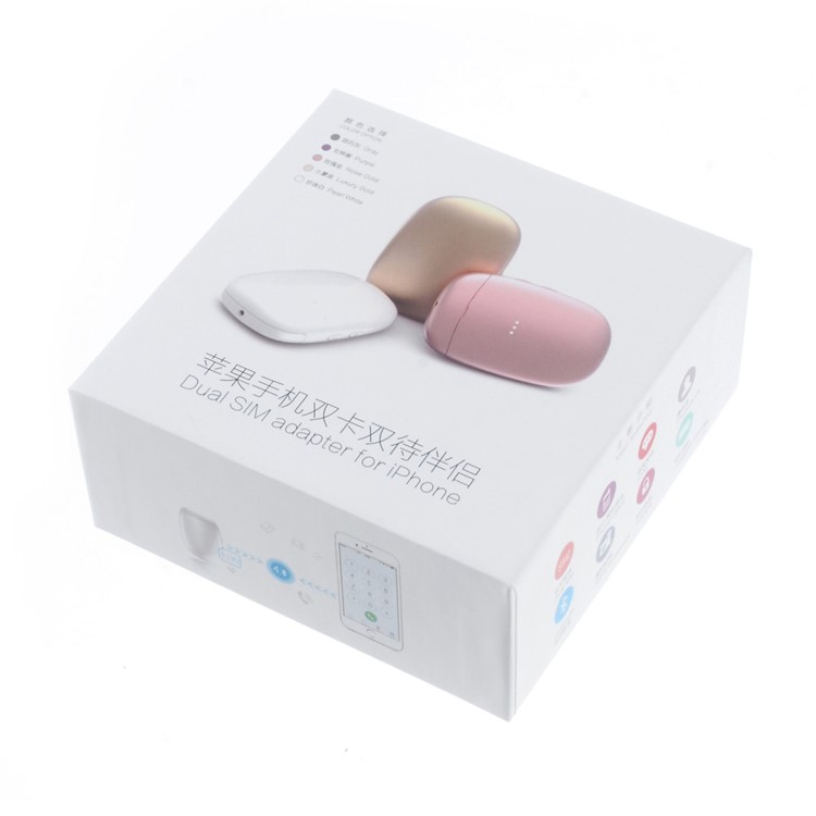 LAIFORD Bluetooth Dual SIM Adapter with Remote Shutter Function for iPhone 6s/6 - Rose Gold Color-8