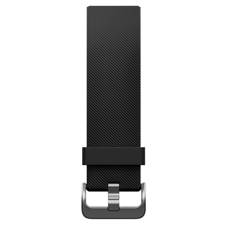 Weiches Silikon Sport Uhrenarmband für Fitbit Blaze - Schwarz-6