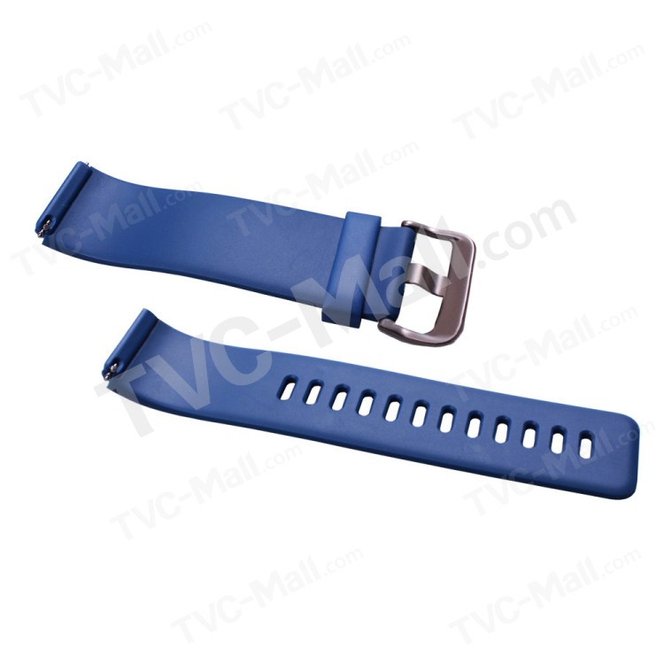 Soft Silicone Sports Watchband for Fitbit Blaze - Blue-6