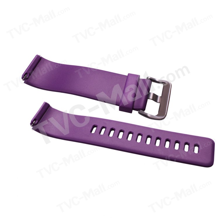 Soft Silicone Sports Watchband for Fitbit Blaze - Purple-6