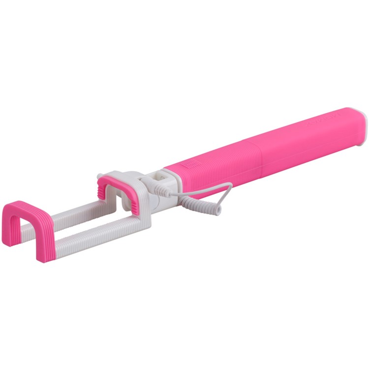 MOMAX Selfie Mini Mini 3.5mm Audio Cable Extendable Handheld Monopod - Rose-9