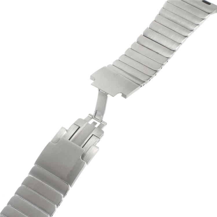 Stainless Steel Watchband for Apple Watch 42mm Series 3 Series 1 Series 2 (Undetachable) - Silver Color-4