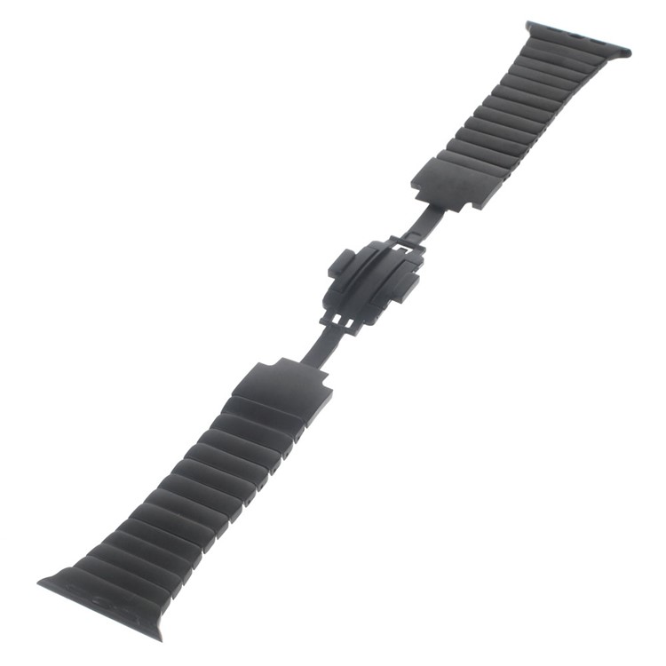 Stainless Steel Watchband for Apple Watch Series 3 Series 2 Series 1 38mm (Undetachable) - Black-5