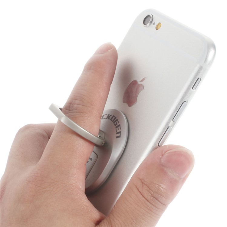 PICKOGEN Ring Grip Universal Phone Stand for iPhone 6s/Samsung S7 Etc - Silver Color-4
