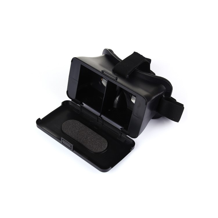 NJ-8888 3D VR Virtual Reality Video Glasses for 6.3 inch Smartphone Samsung Galaxy A9 - Black-12