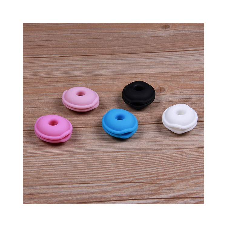 LENTION Mini Cable Winder Cord Organizer for Earphone USB Cable - Rose-13