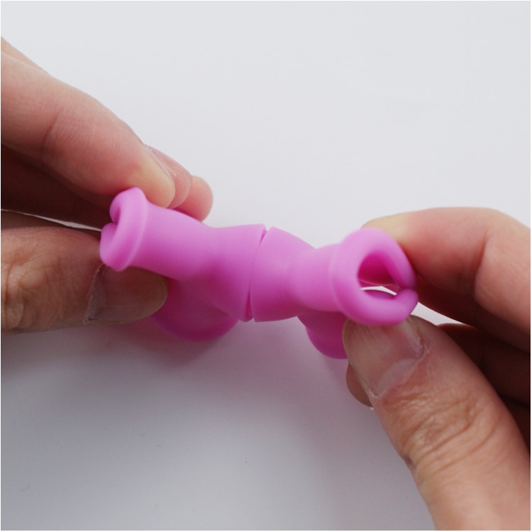 LENTION Mini Cable Winder Cord Organizer for Earphone USB Cable - Rose-3
