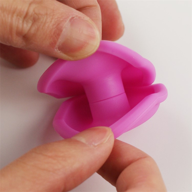 LENTION Mini Cable Winder Cord Organizer for Earphone USB Cable - Rose-6