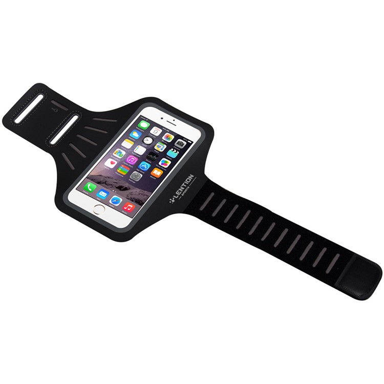 LENTION Active Series for iPhone 6s Plus / 6 Plus Sport Armband with Card Slot - Grey-2