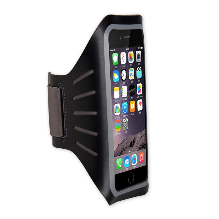 LENTION Active Series for iPhone 6s Plus / 6 Plus Sport Armband with Card Slot - Grey-4