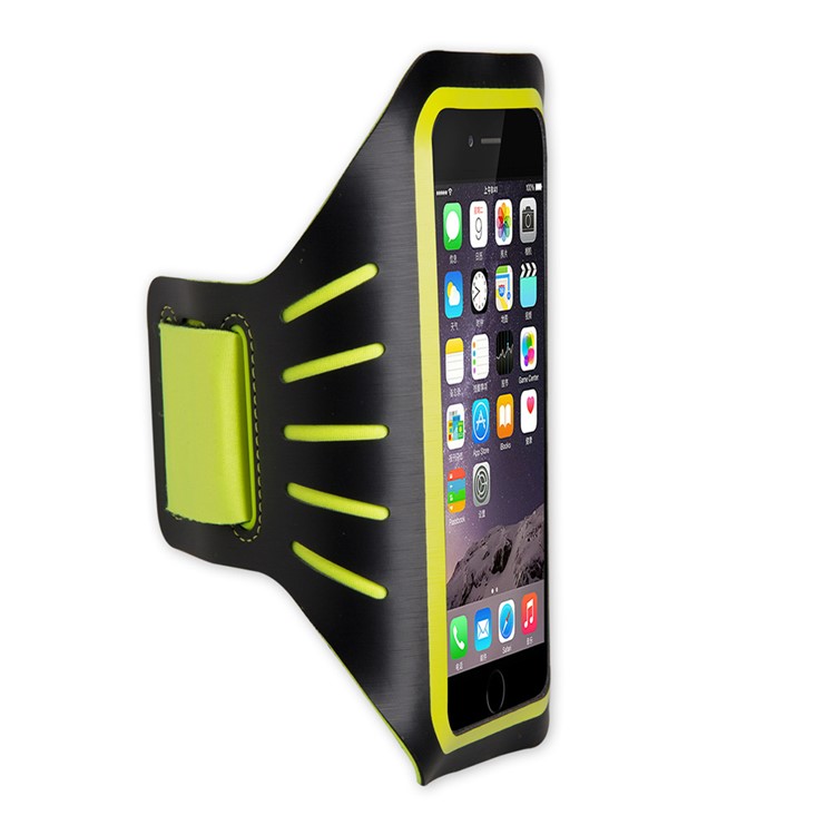 LENTION Active Series for iPhone 6s Plus / 6 Plus Sport Arm Band with Card Slot - Yellow-4