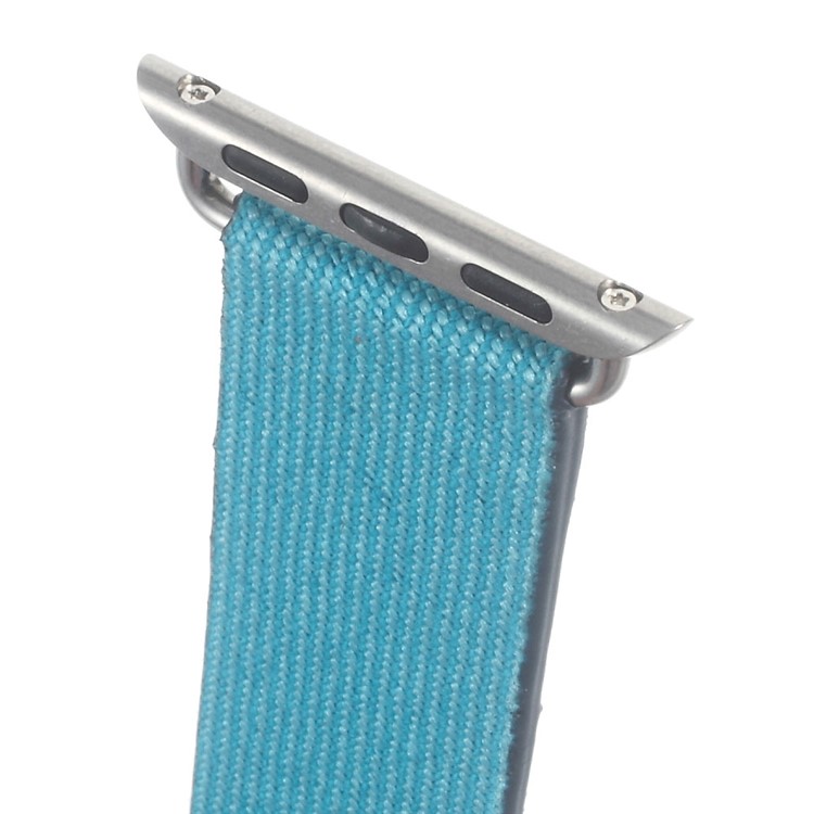 Nylon Fabric Sport Watchband Strap for Apple Watch Series 3 Series 2 Series 1 38mm - Baby Blue-5