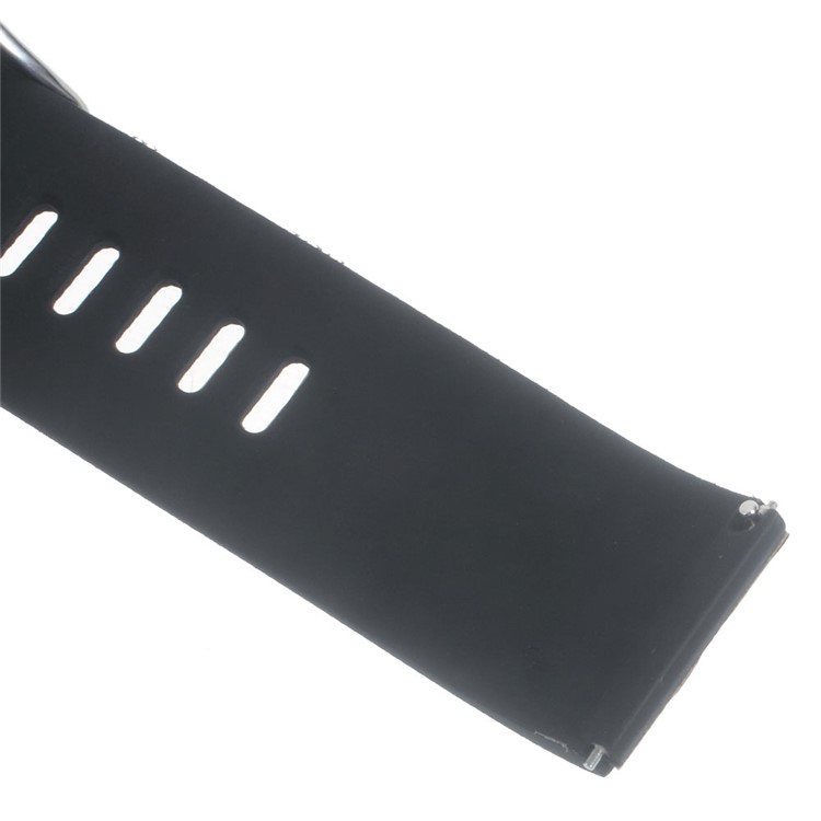Soft Silicone Sports Watchband for Fitbit Blaze - Black-3