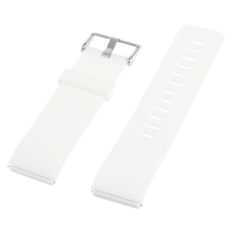 Soft Silicone Sports Watchband for Fitbit Blaze - White-5
