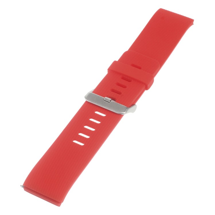 Soft Silicone Sports Watchband for Fitbit Blaze - Red-1