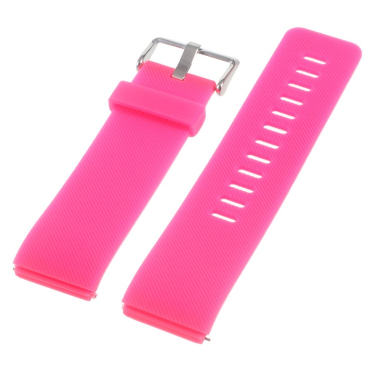Soft Silicone Sports Watchband for Fitbit Blaze - Rose-5