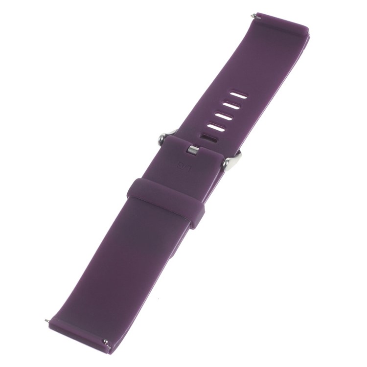 Soft Silicone Sports Watchband for Fitbit Blaze - Purple-3