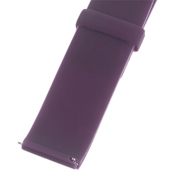 Soft Silicone Sports Watchband for Fitbit Blaze - Purple-4