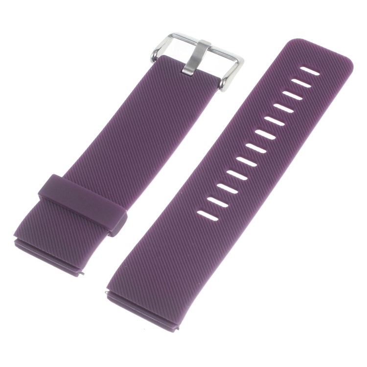 Soft Silicone Sports Watchband for Fitbit Blaze - Purple-5